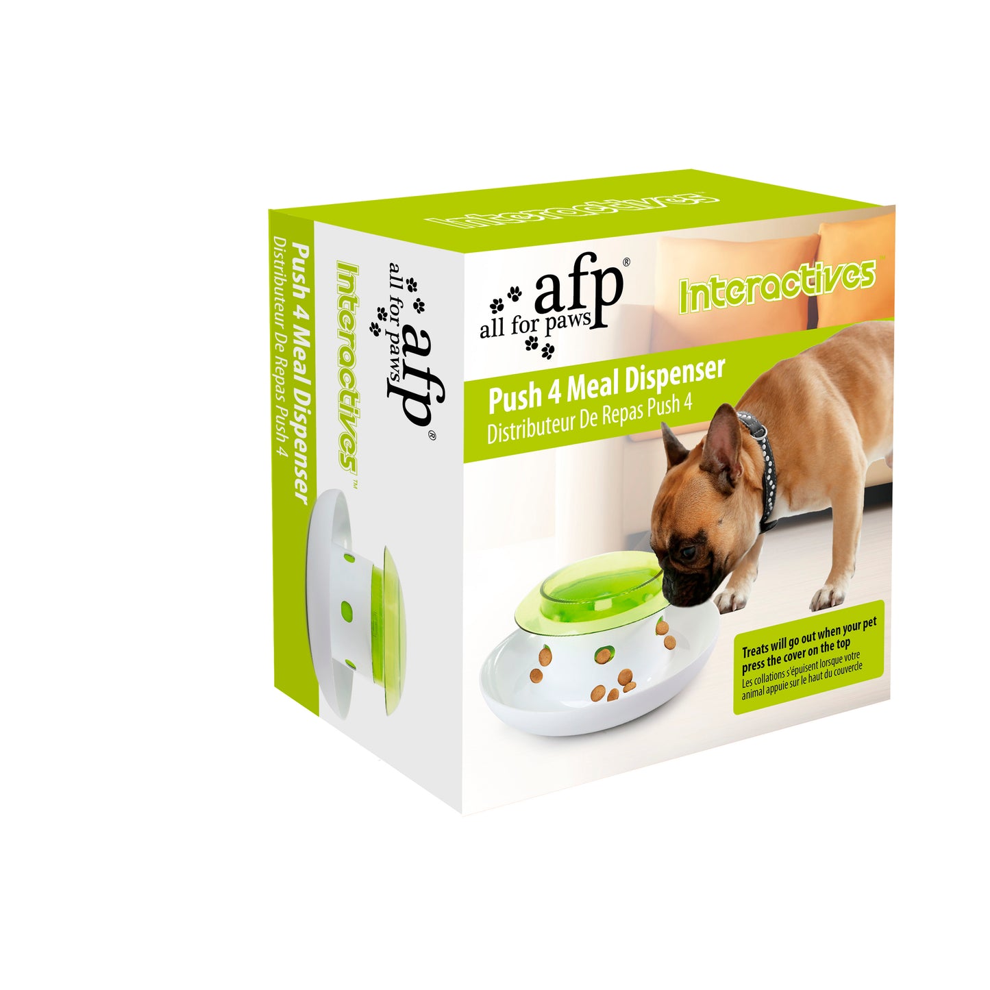 Dispenser mâncare prin apăsare