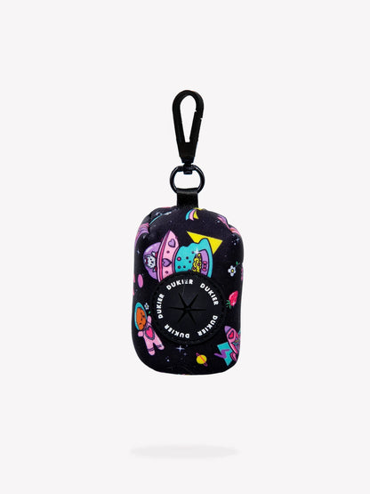 Suport săculeți menajeri Pink Galaxy